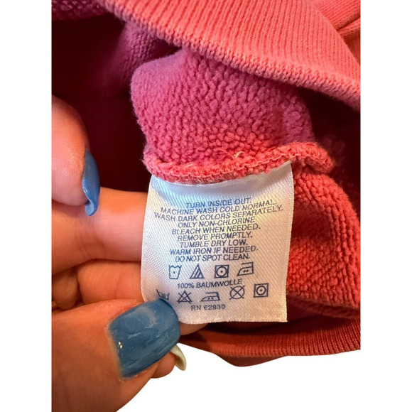 Lands End Sz L‎ 42/44 1/4 Zip Pullover Outdoor Cabincore Cozy Preppy - Picture 4 of 14